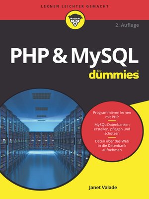 cover image of PHP and MySQL f&uuml;r Dummies